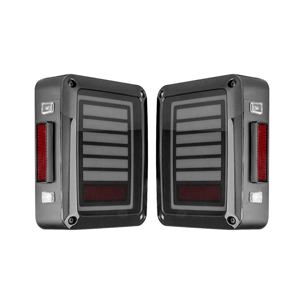Universal Jeep Back Light Wrangler JK JKU Model Smoked Lens Led Stop Tail Lamp