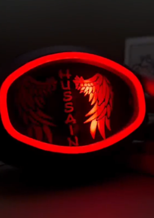 Custom name backlights Devil Wings Styles