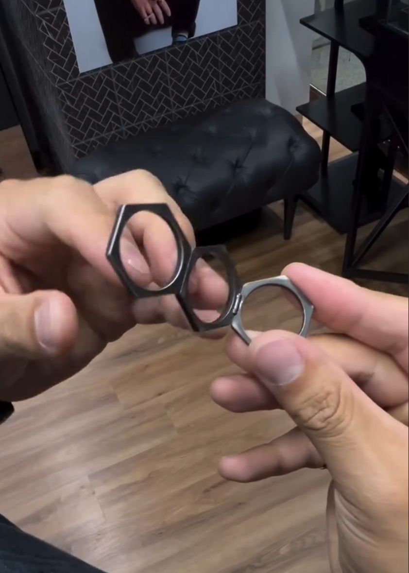 Unique Fighter Vintage Stainless Steel Ring for men Ring