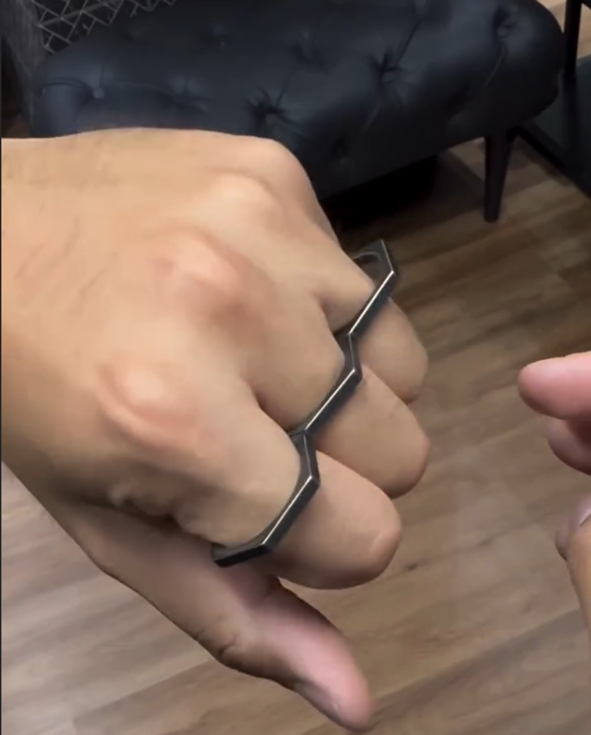 Unique Fighter Vintage Stainless Steel Ring for men Ring
